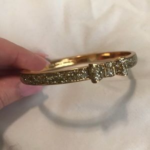 Gold Sparkly Kate spade bangle